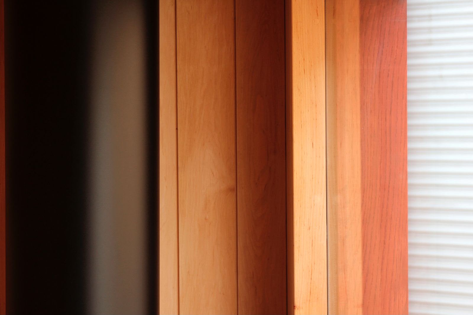 Western red cedar cladding detail — Rigg Saunas